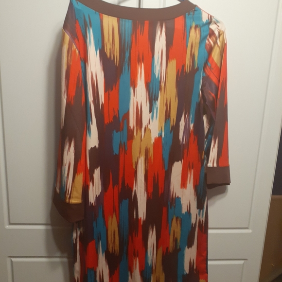 Colourful Abstract Pattern Dress - Picture 3 of 7